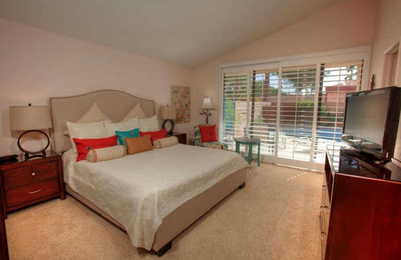 Rental bedroom at Sundance Villas.