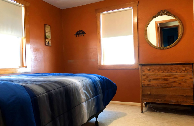 Rental bedroom at Northwoods Property Management.