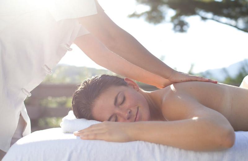 Back massage at Topnotch Resort.