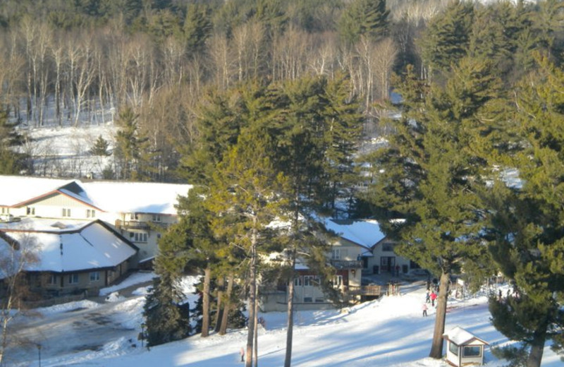 Exterior Winter View at Pine Mountain Resort