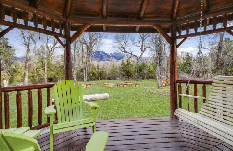 Gazebo at 7 Point Ranch.