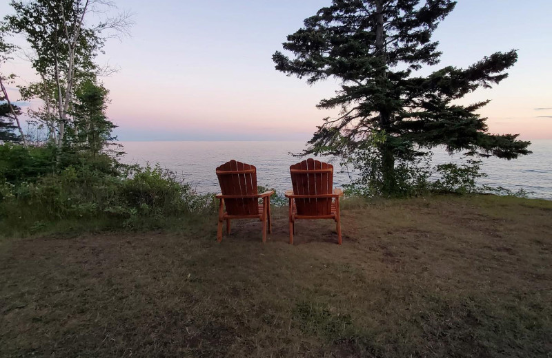 Lake view at Thomsonite Beach Inn & Suites.