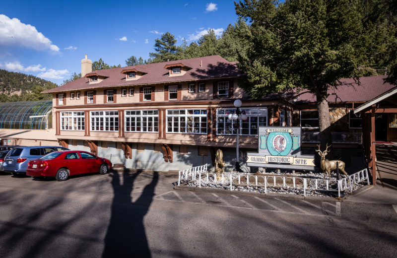 Exterior view of Indian Hot Springs.