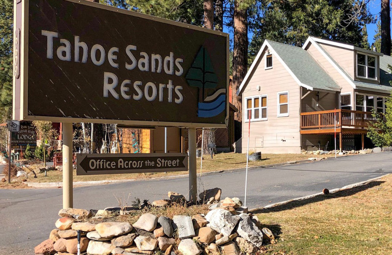 Exterior view of The Tahoe Sands Resort.