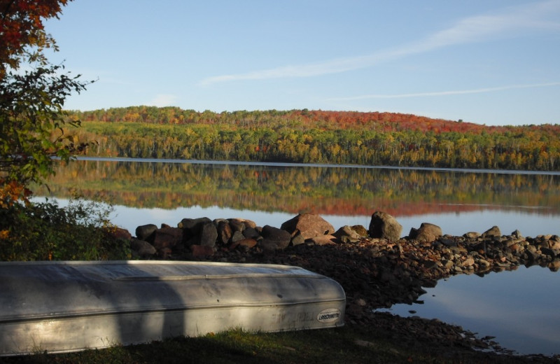 Lake view at Trout Lake Resort.