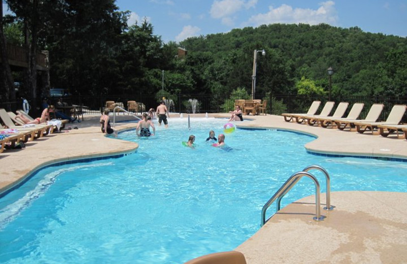 Outdoor pool at The Village At Indian Point.