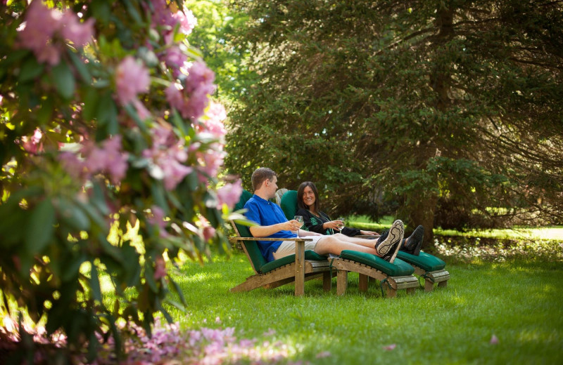 Couple at The Garden Gables Inn.