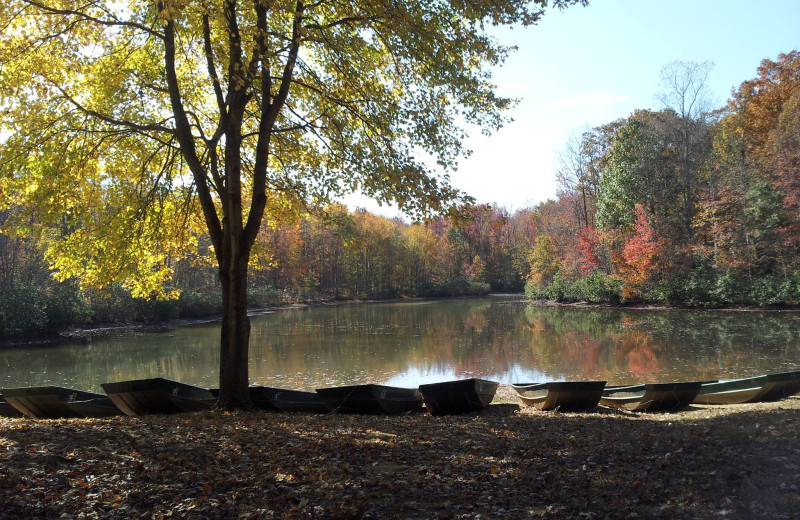 The lake at Wilderness Presidential Resorts.