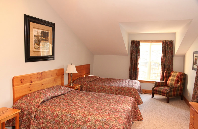Cottage bedroom at Patterson Kaye Resort.