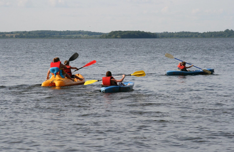Kayaking at Golden Beach Resort.