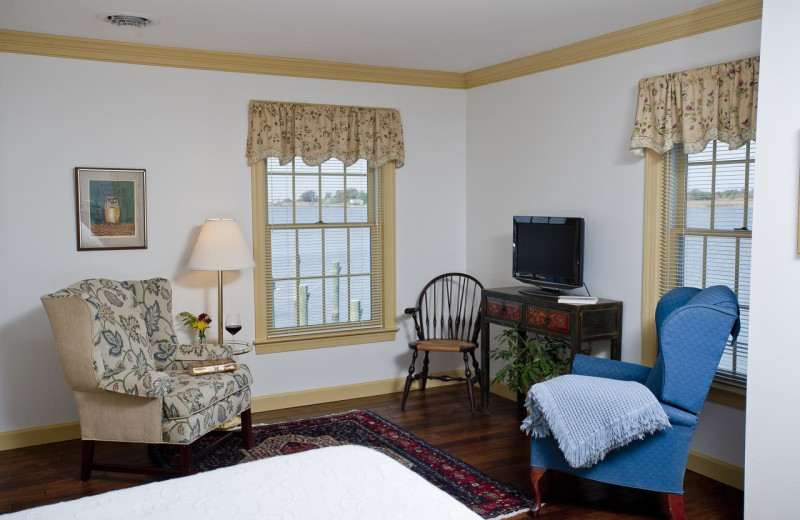 Guest room at Osprey Point.