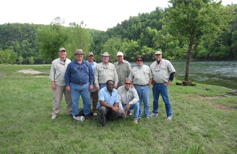 Group photo at The White River Inn.