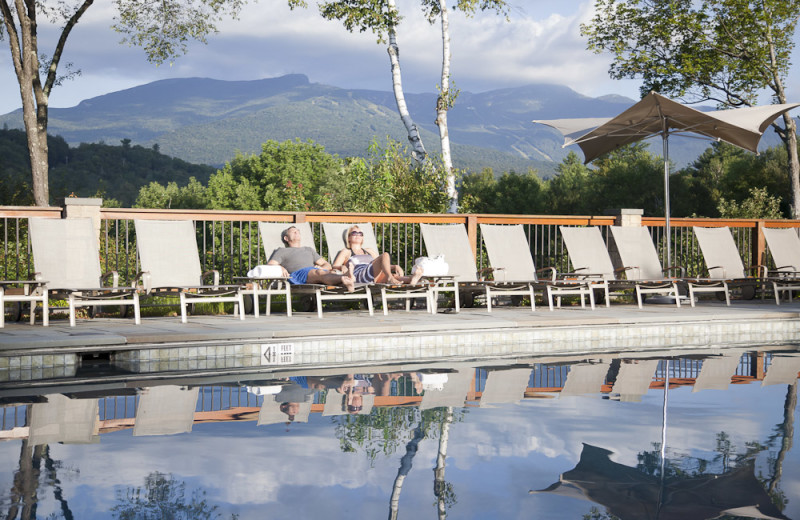 Pool with a view at Topnotch Resort.