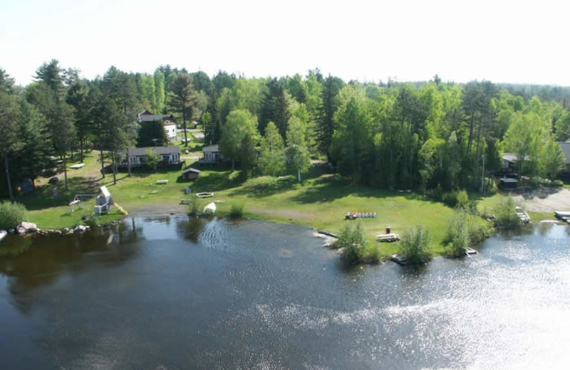 Aerial View of Ridgewood Cottages