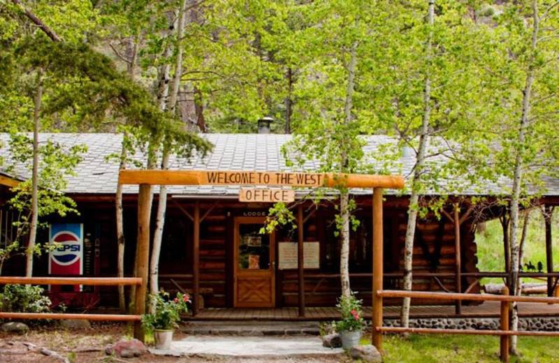 Restaurant exterior at Absaroka Mountain Lodge.