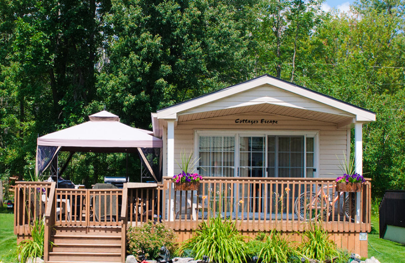 Cottage exterior at Great Blue Resorts- Woodland Estate Resort.