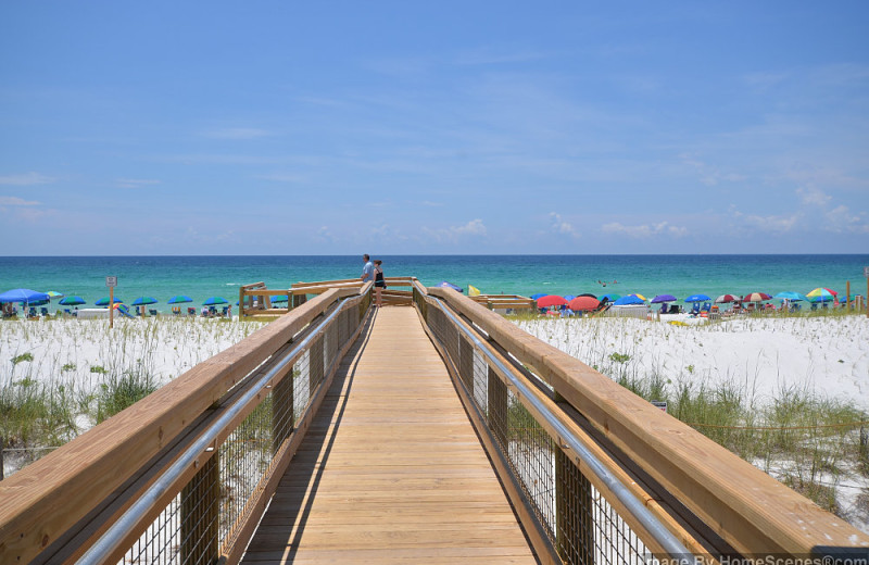 Beach view at Sandpiper Cove.