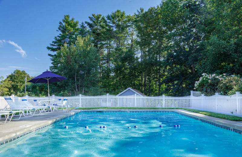 Outdoor pool at Cod Cove Inn.