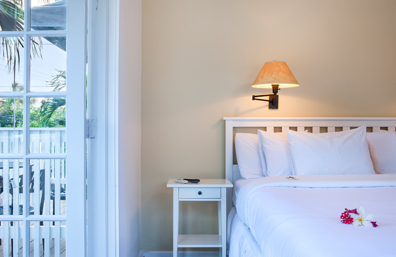 Guest bedroom at Southernmost Inn.