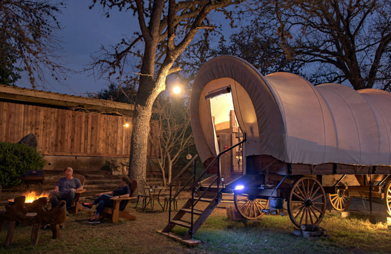 Wagon exterior at Barons Creekside.