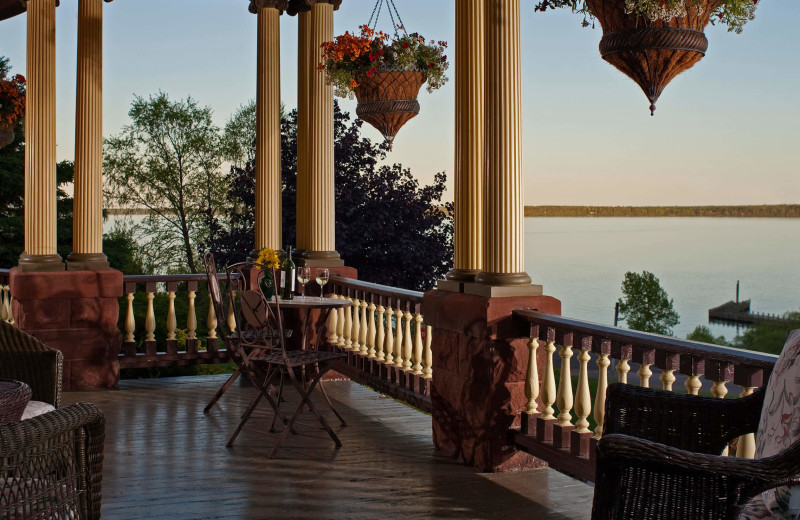 Porch at Old Rittenhouse Inn.