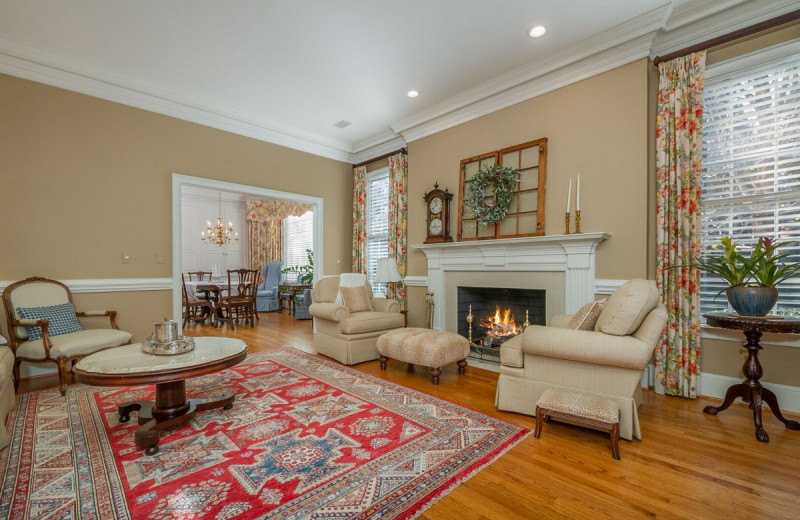 Rental living room at Yonder Luxury Vacation Rentals.