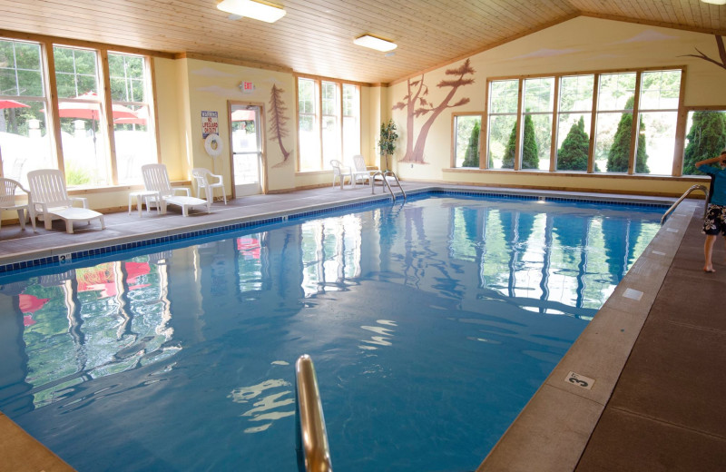 Indoor pool at Sunset Shores Resort.