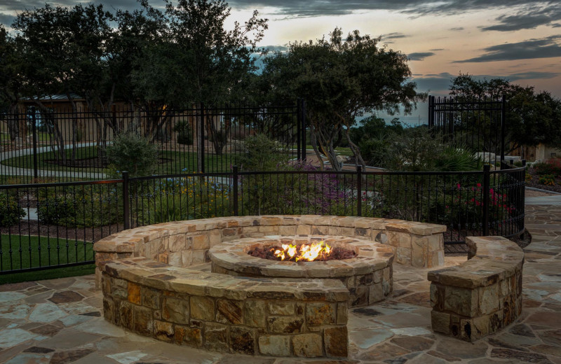 Fire pit at The JL Bar Ranch & Resort.