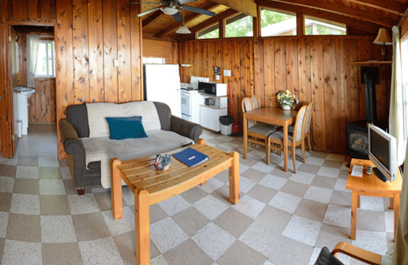 Cabin interior at Sunnylea.