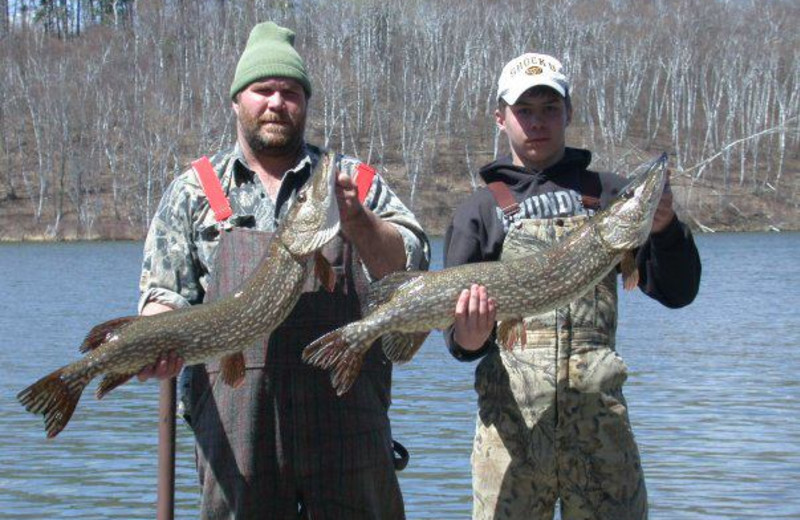 Good fishing at Isle O' Dreams Lodge.