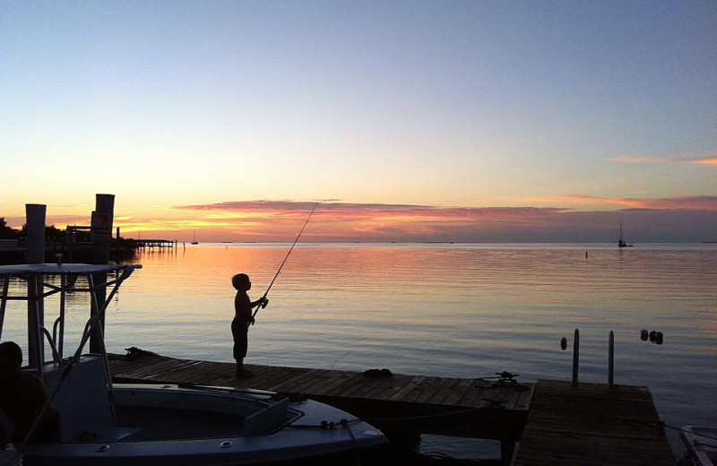 Fishing at La Jolla Resort Hotel.