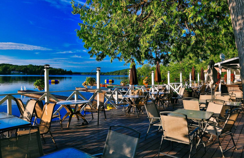 Patio at Bonnie View Inn.