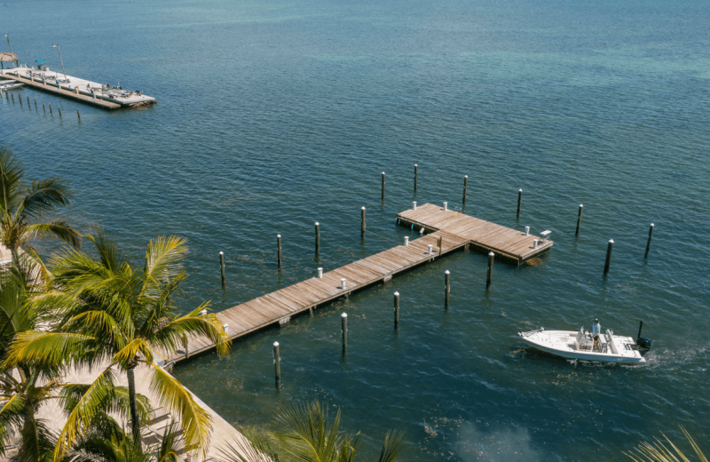 Dock at Amara Cay Resort.