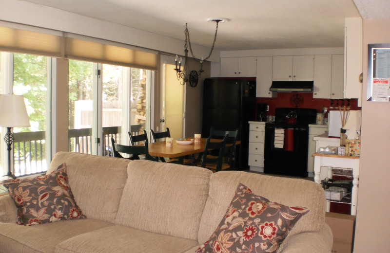 Condo interior at Village Condominium.