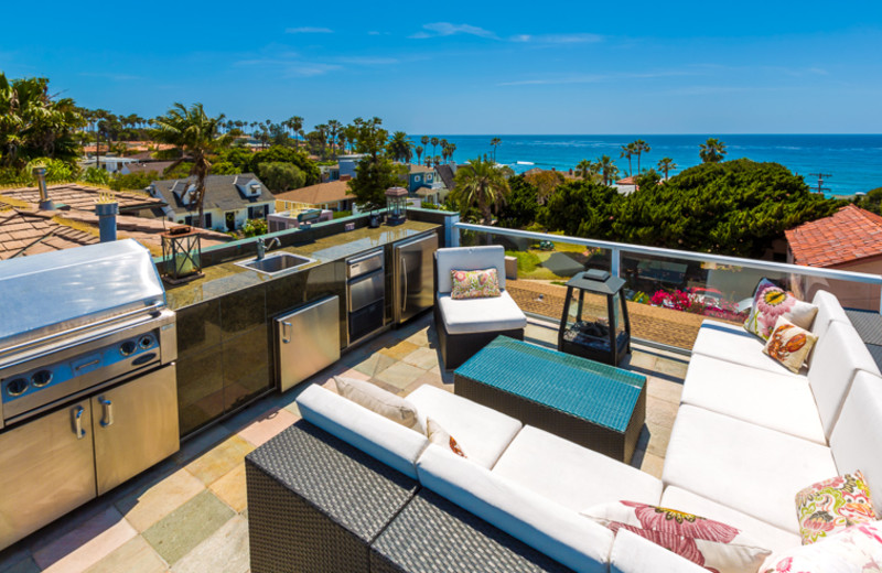 Vacation rental patio at Seabreeze Vacation Rentals, LLC.