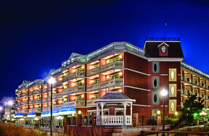 Exterior view of Boardwalk Plaza Hotel.