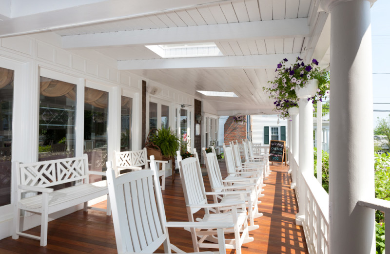 Porch at Vineyard Square Hotel & Suites.