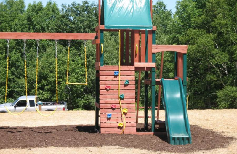 Kids playground at August Lodge Cooperstown.