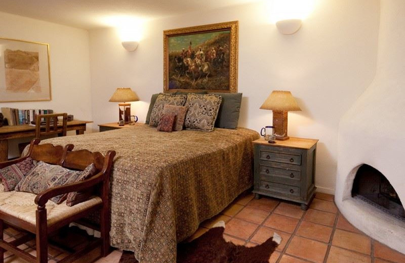 Guest room at Cibolo Creek Ranch.