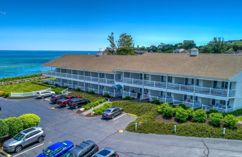 Exterior view of The Sparhawk Oceanfront Resort.