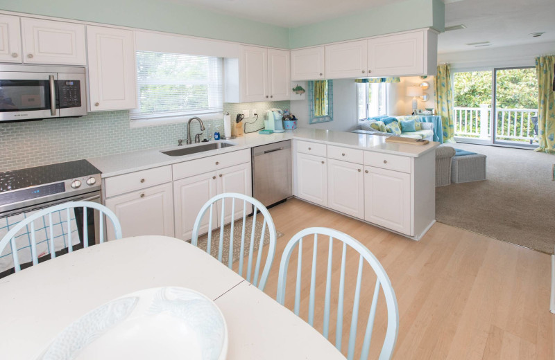 Rental kitchen at Atkinson Realty.