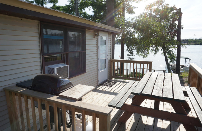 Cabin exterior at Summer Haven Resort.