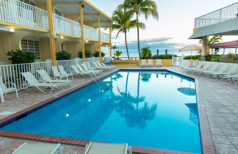 Outdoor pool at Hotel Villa Confresi.