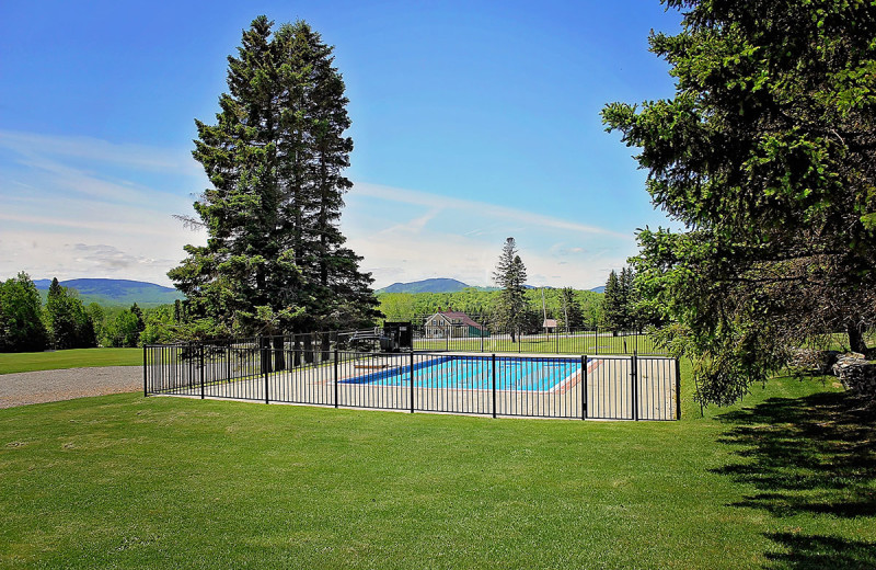 Pool at Unity College Sky Lodge.