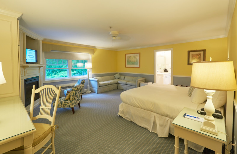 Guest room at The Inn at Ocean's Edge.