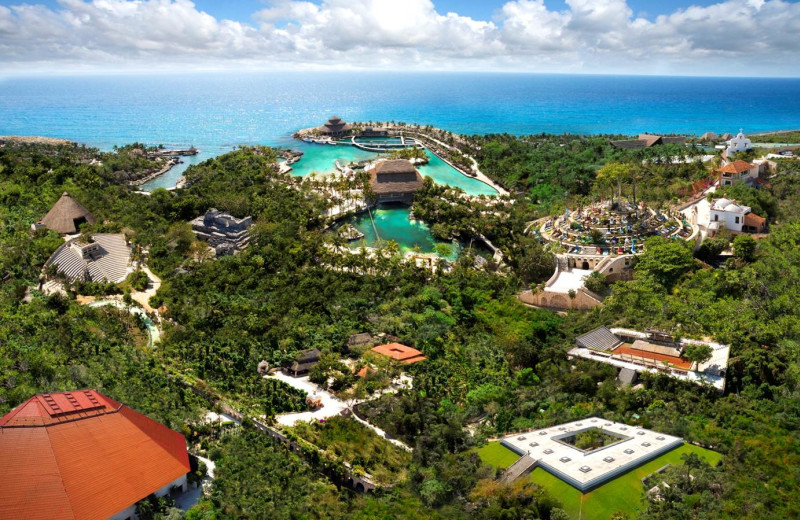 Aerial view of Occidental Grand Xcaret.