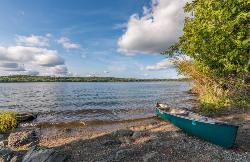 Lake view at Grand Ely Lodge.