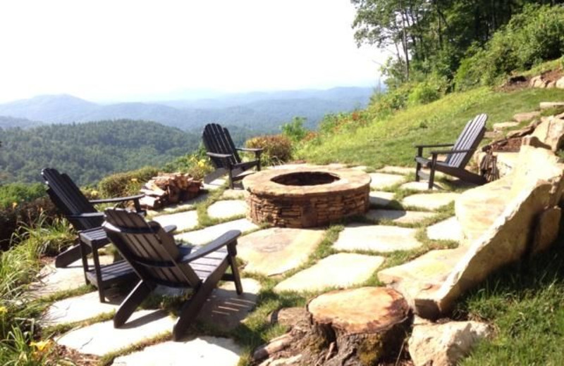 Rental fire pit at Chambers Realty & Vacation Rentals.