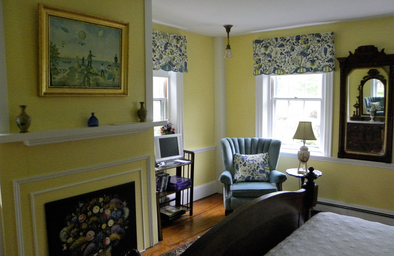 Guest room at Candleberry Inn.