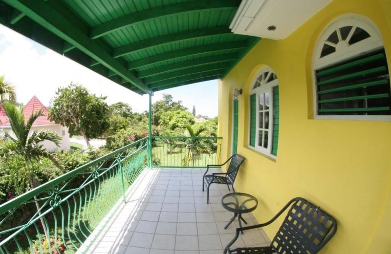 Porch at Villa Sonate.